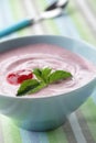 Raspberry yogurt