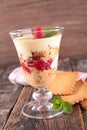 Raspbery tiramisu