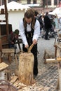 Rastaman wood worker