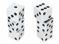 Casino dice 16 Royalty Free Stock Photo