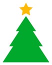 Raster Christmas Tree Icon