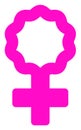 Raster Female Cell Symbol Icon