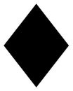 Raster Filled Rhombus Icon