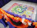 Giant deepavali sand side fence