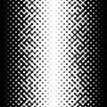 Raster Seamless Black and White Truchet Halftone Gradient Pattern Royalty Free Stock Photo