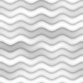 Raster Seamless Greyscale Subtle Gradient Horizontal Wavy Lines Pattern Royalty Free Stock Photo