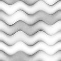 Raster Seamless Greyscale Texture. Gradient Wavy Lines Pattern. Subtle Abstract Background Royalty Free Stock Photo