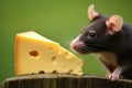 a rat giving another rat a small piece of cheese