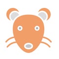 Rat Isolated Vector icon that can be easily modified or edited Royalty Free Stock Photo