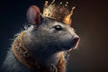 rat king medieval portrait, neural network generated art