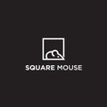 rat logo or mouse icon Royalty Free Stock Photo