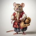 Medieval Mouse In Costume: Renaissance Realism With A Bavarian Twist