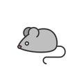 Rat or mouse outline icon