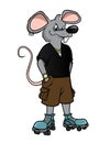 Rat punk skater