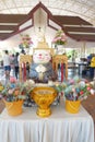 The rat statue in Wat Boat, Pathumthanee, Bangkok, Thailand on 18th July,2020.