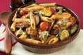 Ratatouille Pasta Bake Royalty Free Stock Photo