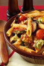 Ratatouille Pasta Bake Royalty Free Stock Photo