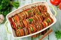 Ratatouille - traditional French Provencal vegetable dish cooked