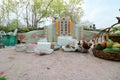 Ratchaburi, Thailand - April 4, 2017 : Thai people praying Ancestor