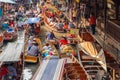 Damnoen Saduak Floating Market Royalty Free Stock Photo