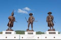 Ratchapak Park and the statues of seven former Thai kings