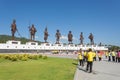 Ratchapak Park and the statues of seven former Thai kings