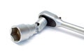 Ratchet handle with flank socket and universal joi Royalty Free Stock Photo