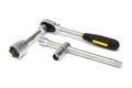 Ratchet handle and sliding t-handle