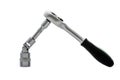 Ratchet wrench for socket heads on a white background Royalty Free Stock Photo
