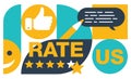 Rate us and leave the review motivation pattern