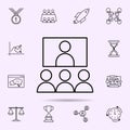 rater training icon. Universal set of web mix for website design and development, app development Royalty Free Stock Photo