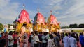 Lord jagannath chariot during Rath Yatra at Singapore