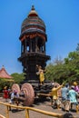 Rath yatra, sculpture museum, Kaneri Math, Kolhapur, Maharashtra Royalty Free Stock Photo