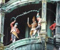 The Rathaus-Glockenspiel of Munich in Marienplatz, Bavaria, Germany