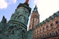 Rathaus, Hamburg, Germany Royalty Free Stock Photo