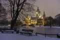 Rathaus Hannover in winter