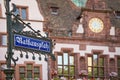 Rathausplatz (Town hall square), Freiburg im Breisgau Royalty Free Stock Photo