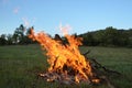 Camp Fire Royalty Free Stock Photo