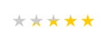 Rating stars. Star review rating. Feedback concept. Five stars customer product rating review