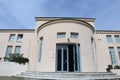 Rationalist-style building in Tuscany, Italy