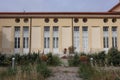 Rationalist-style building in Tuscany, Italy