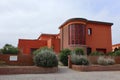 Rationalist-style building in Tuscany, Italy