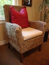 Rattan Chair Royalty Free Stock Photo