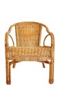 Rattan chair Royalty Free Stock Photo