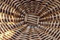 Rattan furniture pattern close up macro shot Royalty Free Stock Photo