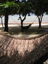 rattan hammocks on the beach philippines