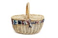 Rattan handbasket Royalty Free Stock Photo