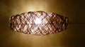 Rattan hanging lamp Royalty Free Stock Photo