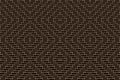 Rattan lattice basket seamless black and white pattern Royalty Free Stock Photo
