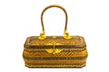 Rattan traditional basketry handbag